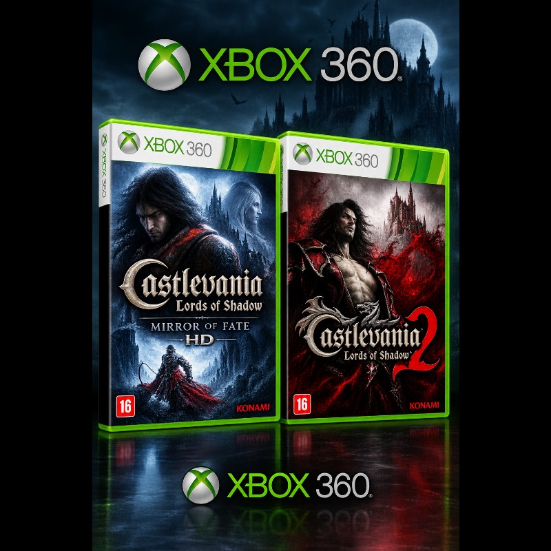 Castlevania: Lords of Shadow - Mirror of Fate HD + Castlevania: Lords of Shadow 2 — jogo digital para Xbox One, Series X|S e 360