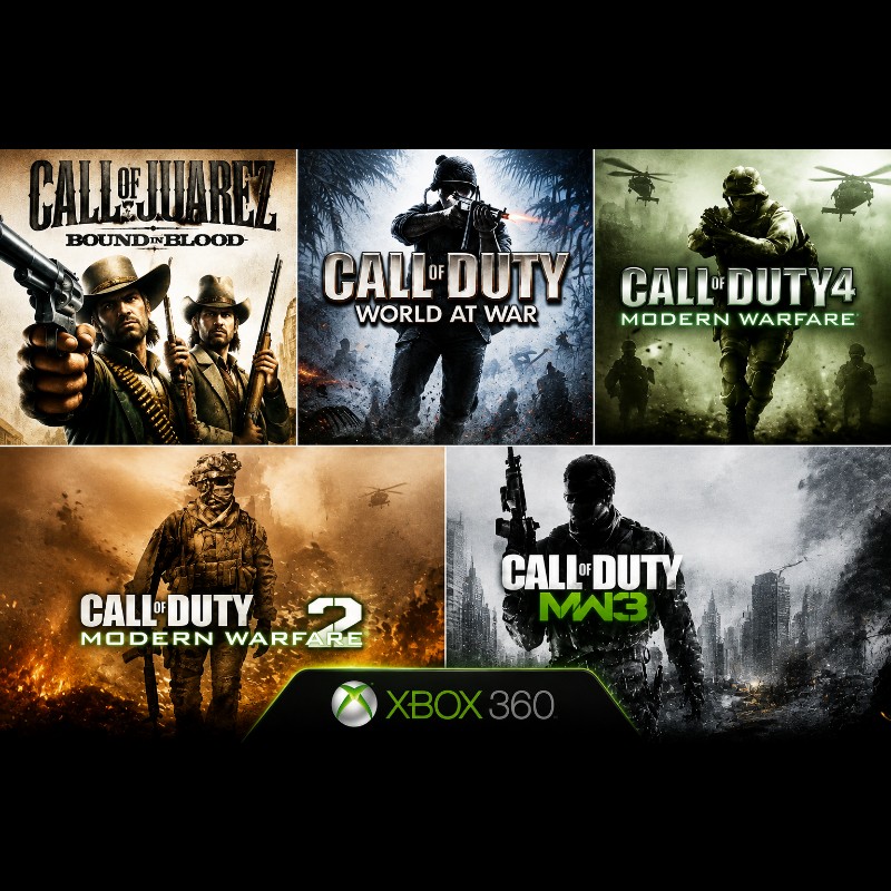 Call of Duty: Conjunto 5 jogos — jogo digital para Xbox One, Series X|S e 360